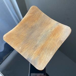 Mini Artisan Wooden Carved Jewelry Dish Home Decor